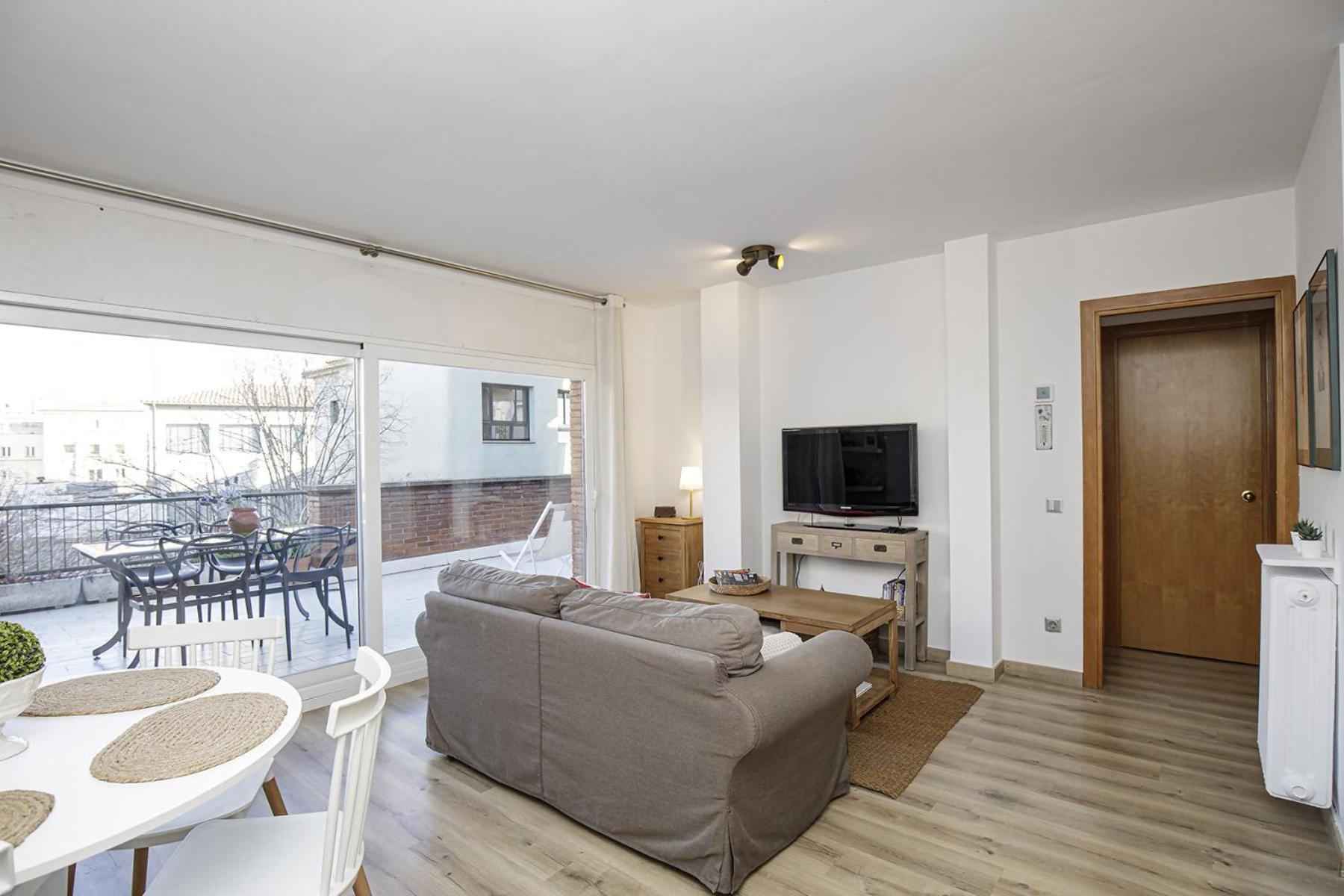 Apartamento Con Gran Terraza En Girona Exterior foto