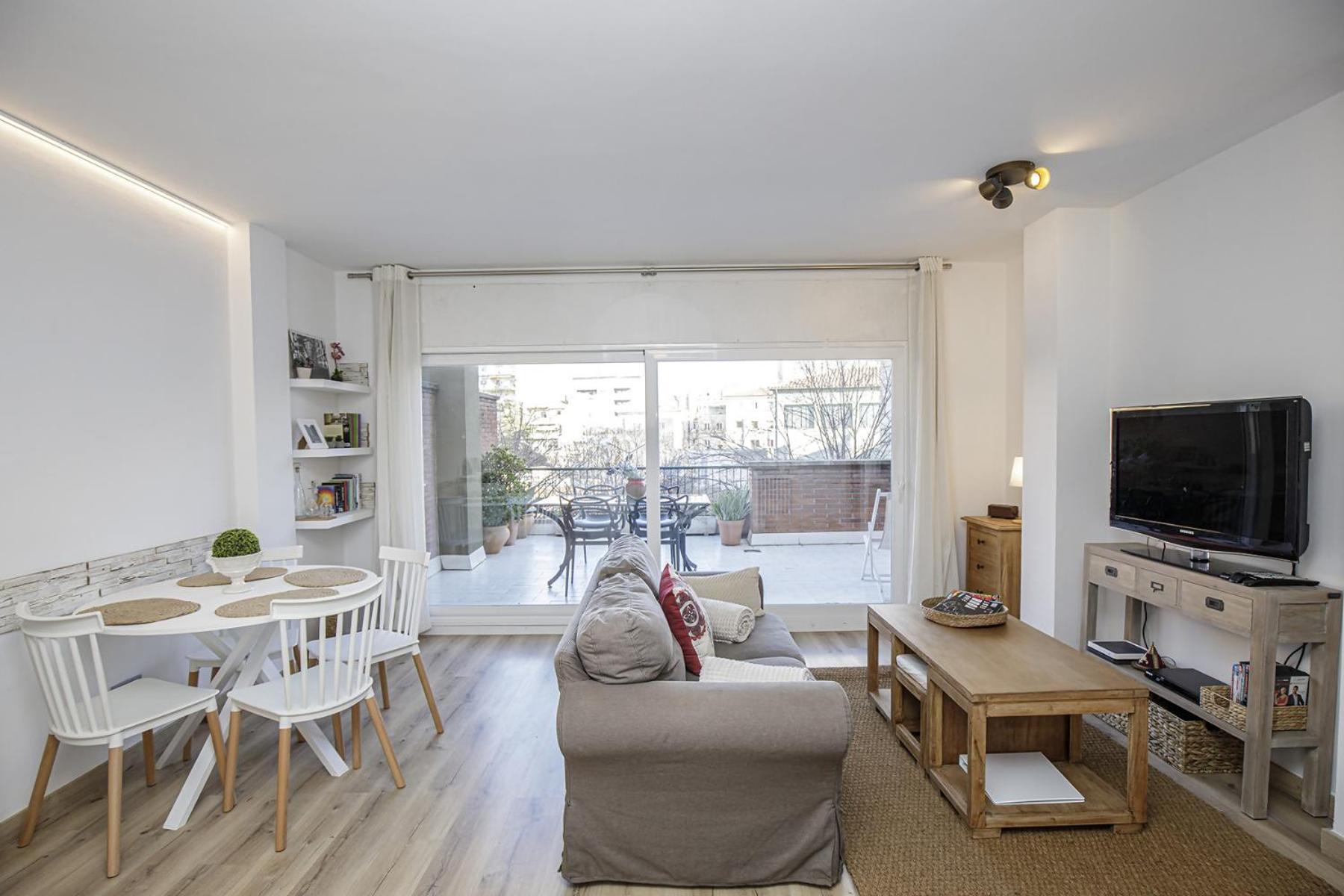 Apartamento Con Gran Terraza En Girona Exterior foto